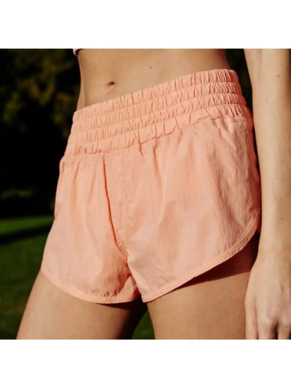 Free People‎ Movement Namaslay Lined Pull On Athletic Shorts Athleisure Large